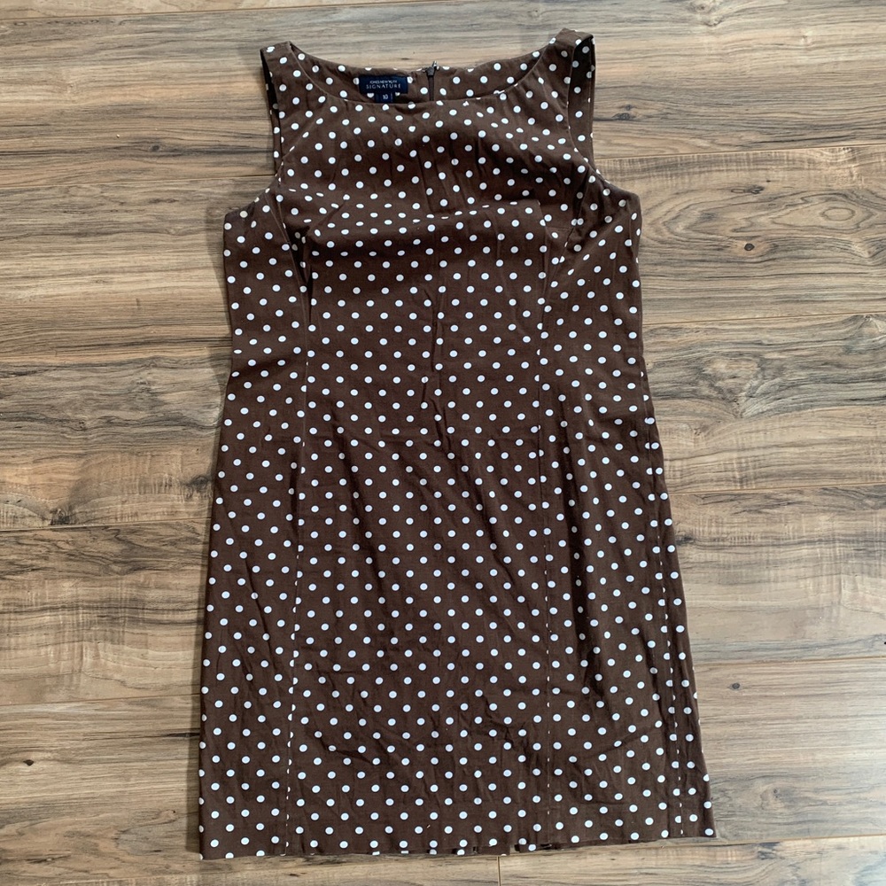 Jones New York Brown polka dot Size 10